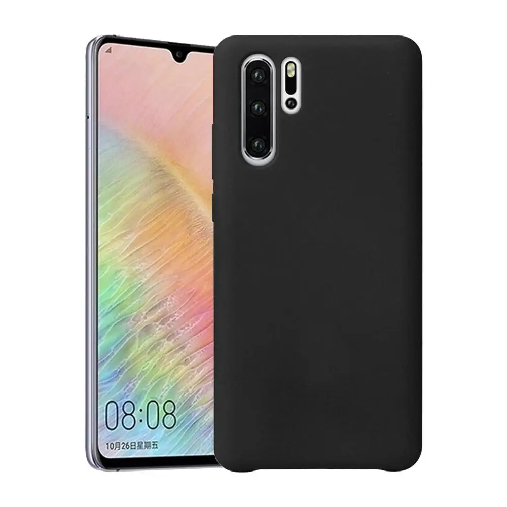 Силиконовый чехол для huawei P30 Pro Coque, чехлы на huawei P30 P 30 Plus P30Pro, чехол Fundas, противоударный защитный чехол для телефона s - Цвет: Черный