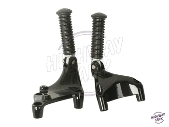 

Motorcycle Rear Passenger FootPegs Moto Anti Vibration Foot Rest case for Harley XL Sportster 883 1200 2014 2015 2016 2017