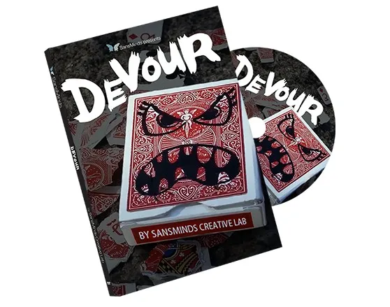 Devour (DVD и трюк) SansMinds-фокус, волшебники, закрыть, иллюзия, весело, магия, Классические игрушки