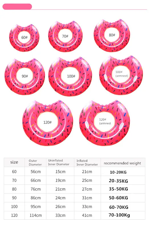 Маленький роуминг пончик надувной круг для взрослых детей плавательный круг бассейн надувной поплавок для взрослых детей Бассейн Вечерние