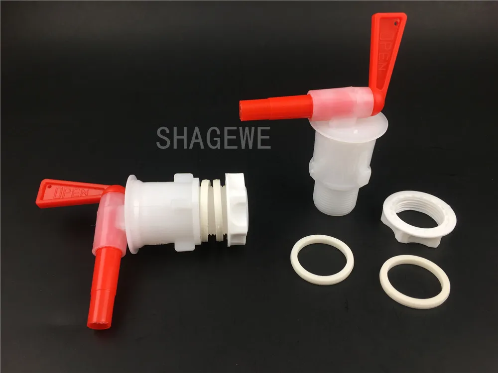 2pcslot Home Brewing Bottle Plastic Spigot Homebrew Beer Tap Faucet Fermentation Wine Making Bucket Dispenser Barware (4)