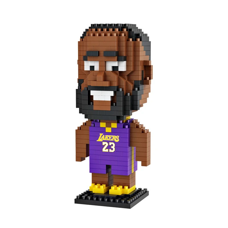 LEGOings Basketball Player Building Micro model kits Nano Diamond Bricks Toys DIY Educational Model Harden Curry Kobe James LEGOings Basketball Player Building Micro model kits Nano Diamond Bricks Toys DIY Educational Model Harden Curry Kobe James