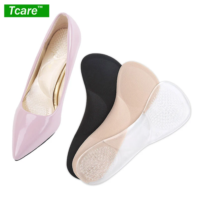 

1Pair High Heel Cushion for Women,Ball of Foot Inserts & Arch Support Metatarsal Pads,3/4 Women Shoe Insole Relief Pain Pressure
