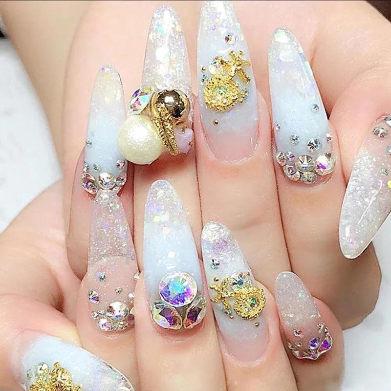“ Kit de Unhas de Acrílico Pvadcol 120 Pçs/set Nail Forms
