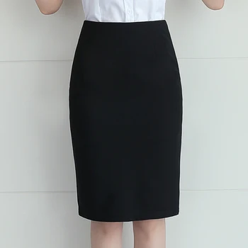 

2020 Autumn Spring Summer Pencil Skirt Fashion Slim Hip Plus Size Skirt Medium-Long Formal Skirt Skirts Women