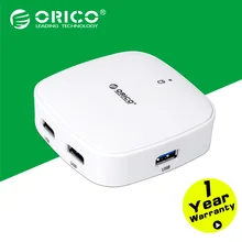 ORICO Superspeed Mini USB 3.0 4 Ports HUBs for Laptop/Ultrabook – White/Black(H4818-U3)