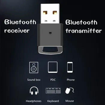 

Portable Mini Mobile Computer HiFi Speaker Headphone Adapter for Phone Sound Box Bluetooth Receiver 2in1 Transmitter for Windows