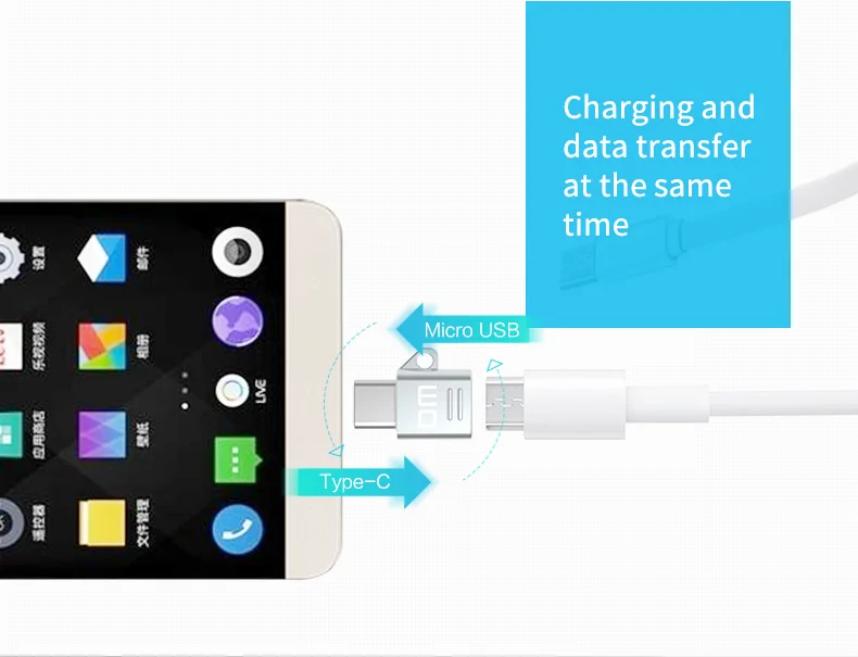 DM Micro USB Женский Тип C-M2 Мужской Порт OTG зарядный адаптер конвертер-соединитель для huawei Xiaomi LG sony таблетки