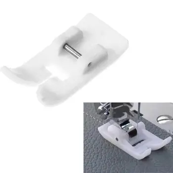 

1PC Plastic Leather Presser Foot Domestic Sewing Machine Parts Non-stick Presser Foot Household Sewing Supplies Accessories