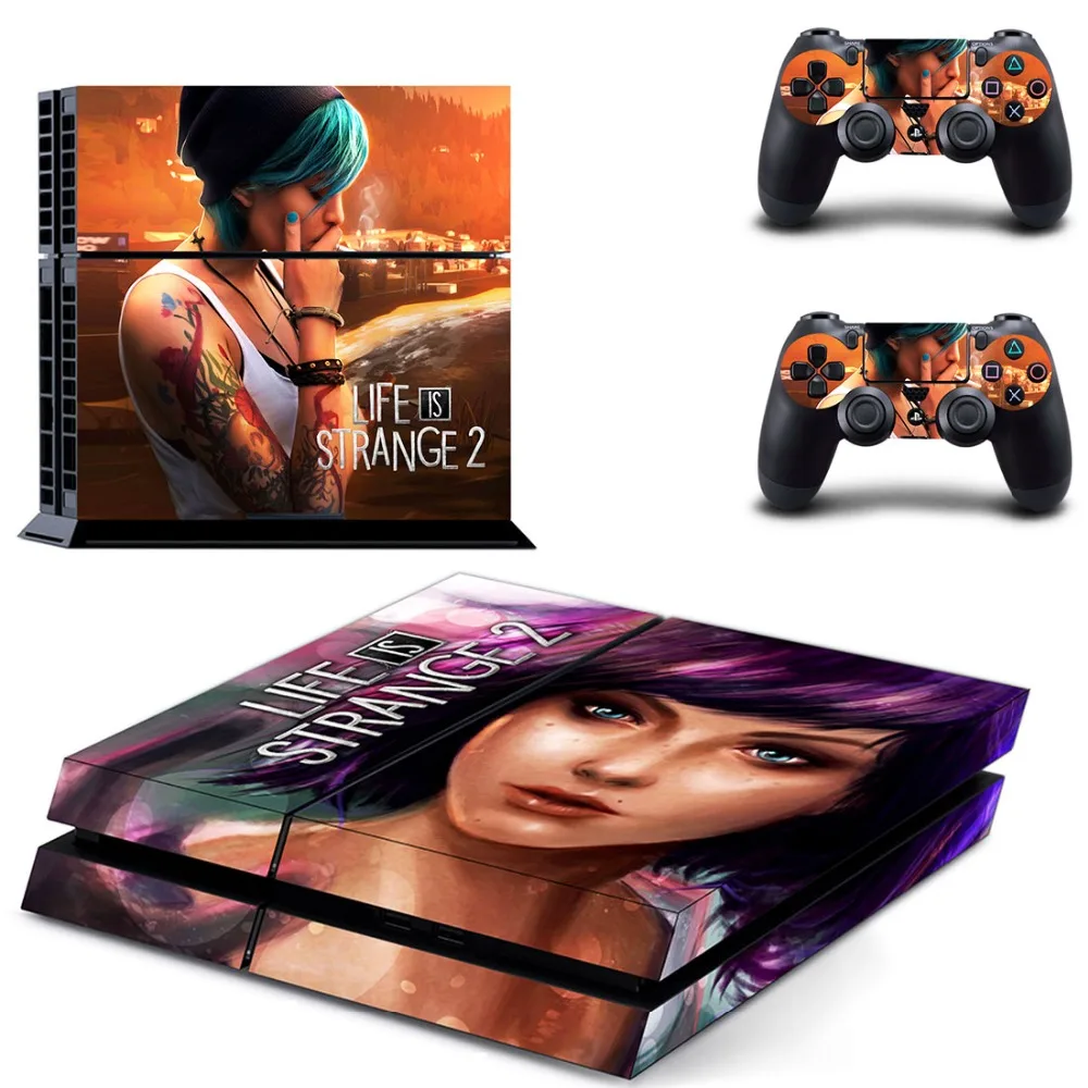 

Lift is Strange 2 PS4 Skin Sticker Decal Vinyl for Sony Playstation 4 Console and 2 Controllers PS4 Skin Sticker