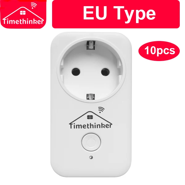 Timethinker Original Smart WiFi Socket Outlet for Apple Homekit ALexa Google Home APP Siri Voice Remote Control Timer Outlet - Комплект: EU Standard