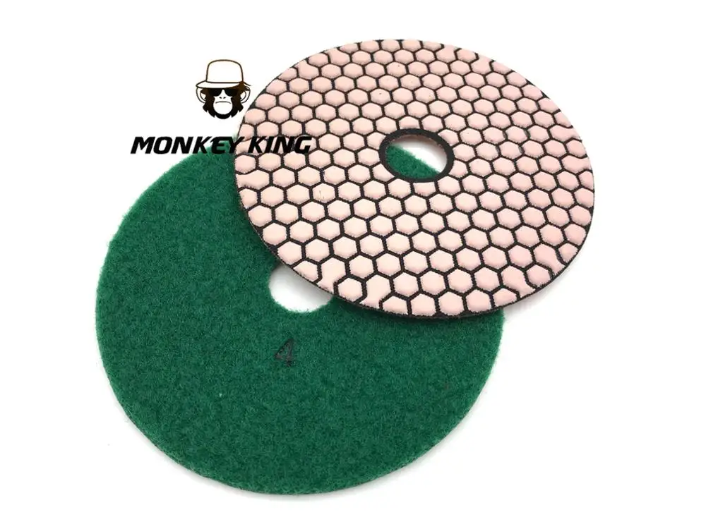 150mm 6 Inch Diamond Polishing Pads for Marble Granite Stone Grit 0 1 2 3 4 5 (2)