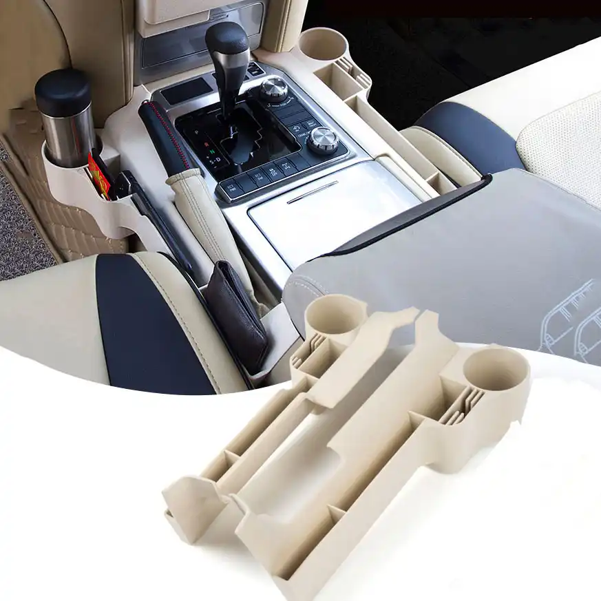 Left and Right Car Interior Cup Holder Storage box For Toyota Land