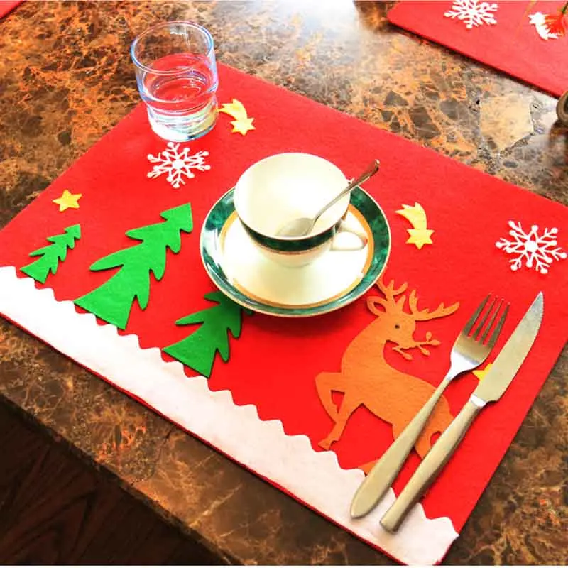 José Luis María From Seville With Love 2016 Christmas Decoration Santa 39 S Little Helper Table Mats Coasters Knife And Fork Mat Restaurant