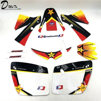 SX 50CC 50 50SX PLASTICS COVER KIT ORANGE 50 SENIOR JUNIOR JR SR Graphics sticker 3M decal for dirt bike/pit bike