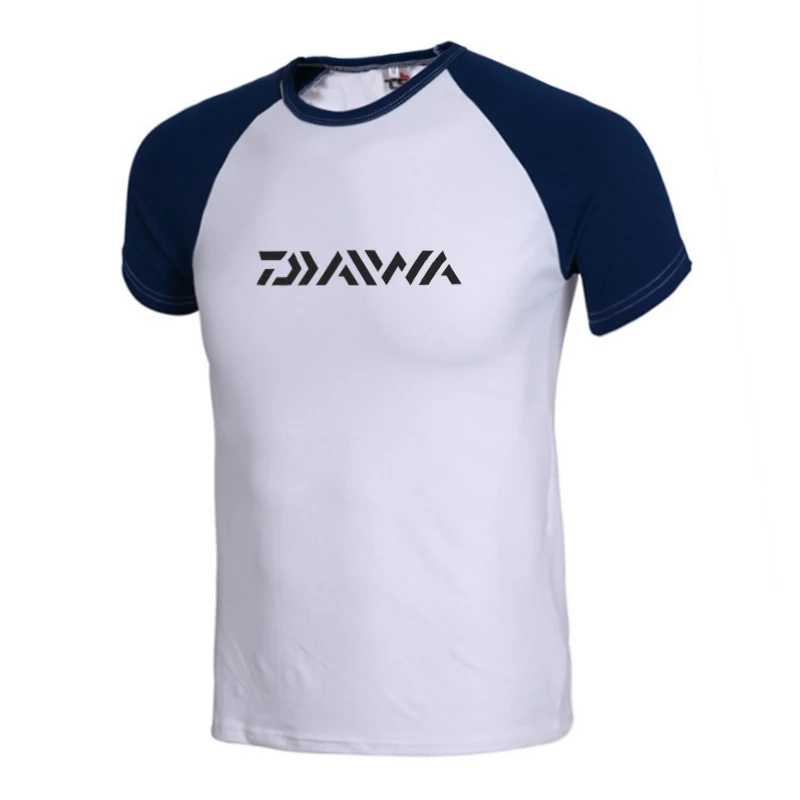 DAIWA Collar Short Sleeve Fishing Clothing Anti-uv Fishing Shirt Breathable Sun Protection Sportswear Camisas fishing jersey