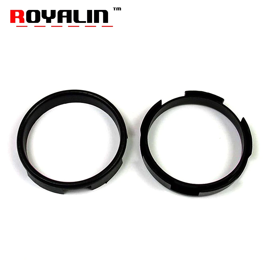 

ROYALIN 2pcs Projector Lens Adapter Ring Automobile Lamp Parking Car Stying DIY Headlight 2.5 inch to 3.0 inch Black Colour