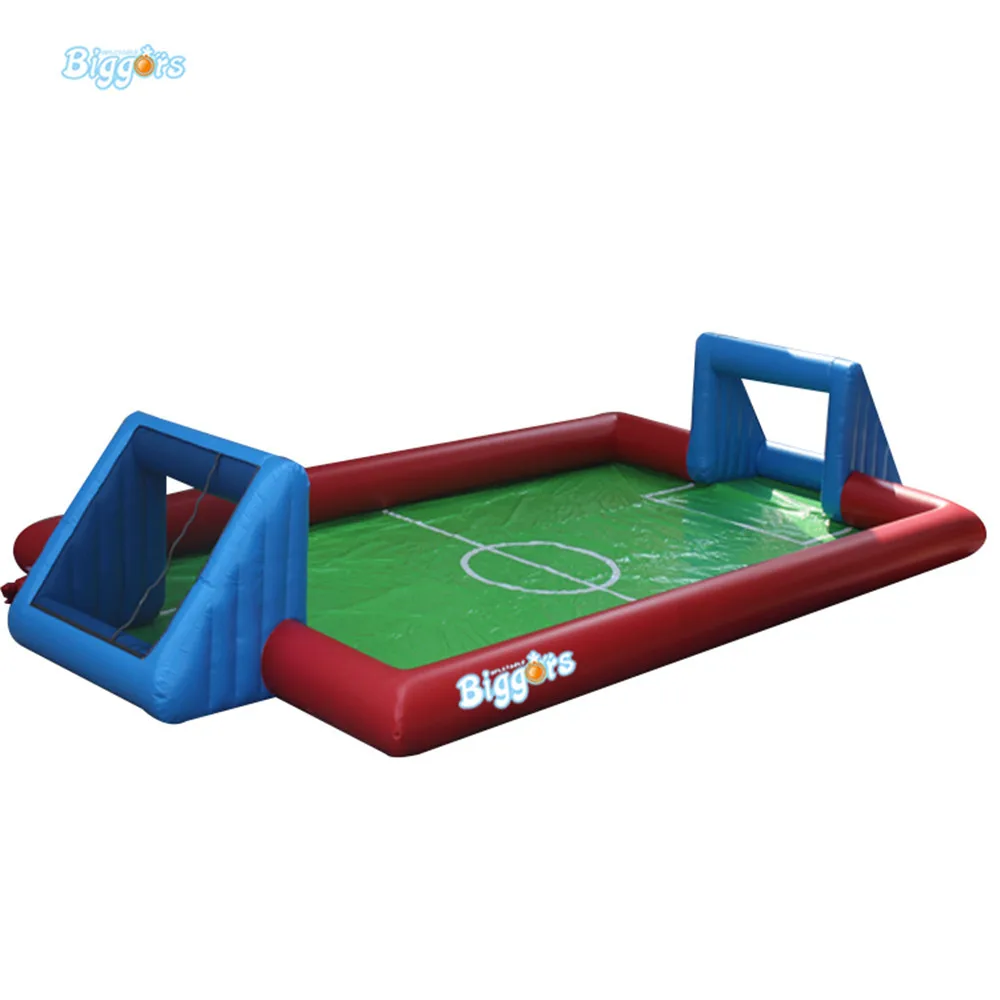 Inflatable Soapy Stadium Inflatable Soccer Field Playing With Waterin Inflatable Bouncers from