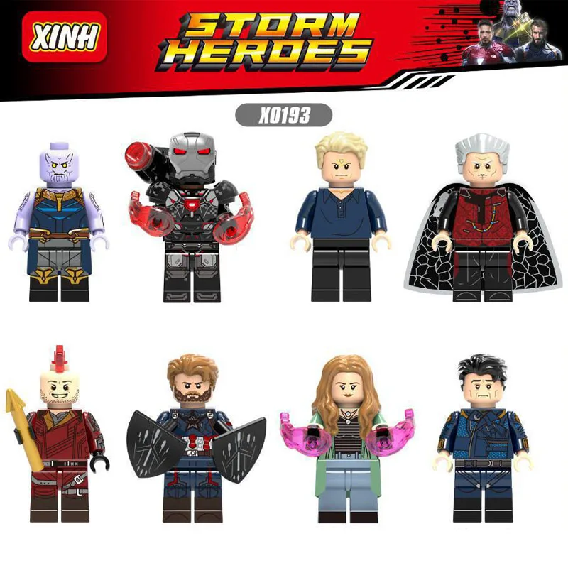 New Figures Action Building Blocks Super Heros War Machine