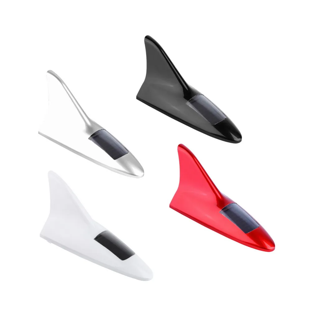 

2016 new hot Flash 6-LED Car Auto Shark Fin Antenna Style Warning Tail Light Solar Power