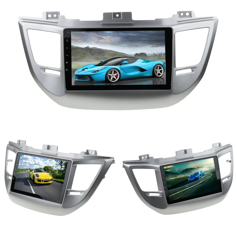 Perfect Sinosmart  Android 8.1 2Din IPS/QLED 2.5D screen car gps radio navigation player for Hyundai Tucson IX35 2011-2019 17