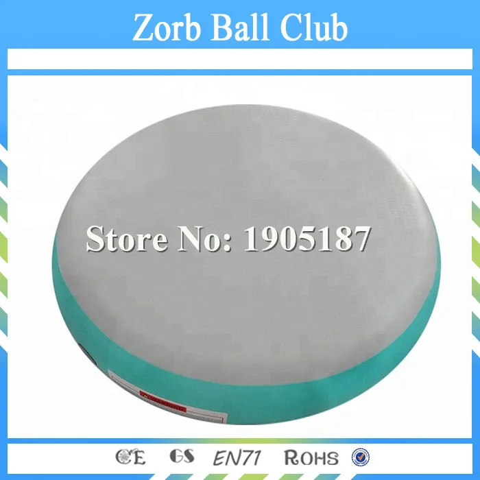 100 см диа надувная воздушная точка, надувная круглая воздушная дорожка воздушный пол гимнастическая точка для продажи