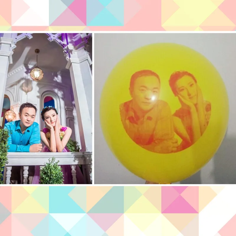 Оригинальные воздушные шары с логотипом сто дней Свадьба юбилей напечатанные фото баллоны с гелием жемчуг металлический матовый латексные шары