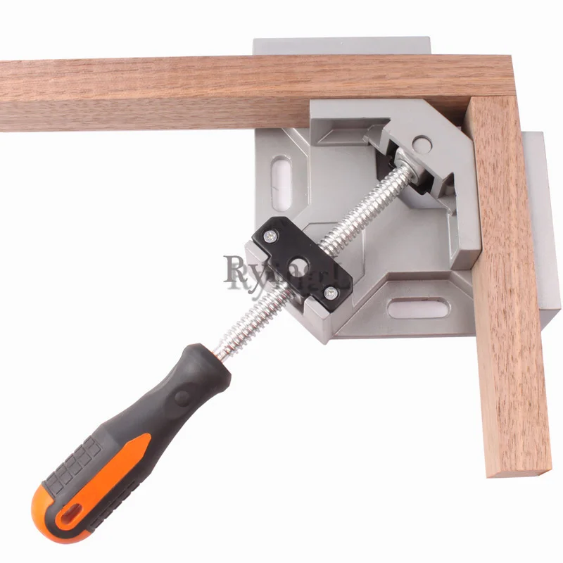 

Aluminum Single Handle 90 Degree Right Angle Clamp Angle Clamp Woodworking Frame Clip Right Angle Folder Tool
