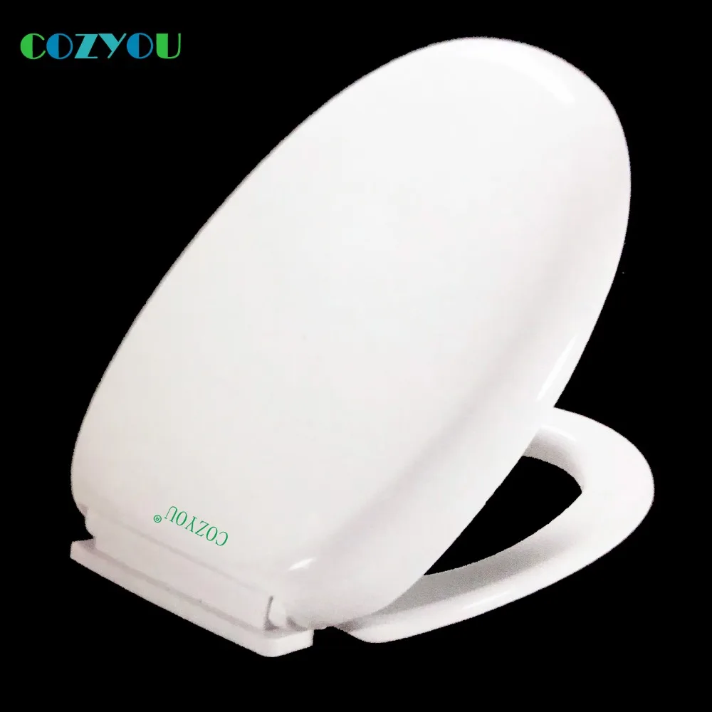 Toilet seat GBP17267PO White O type Slow Close PP board slow close