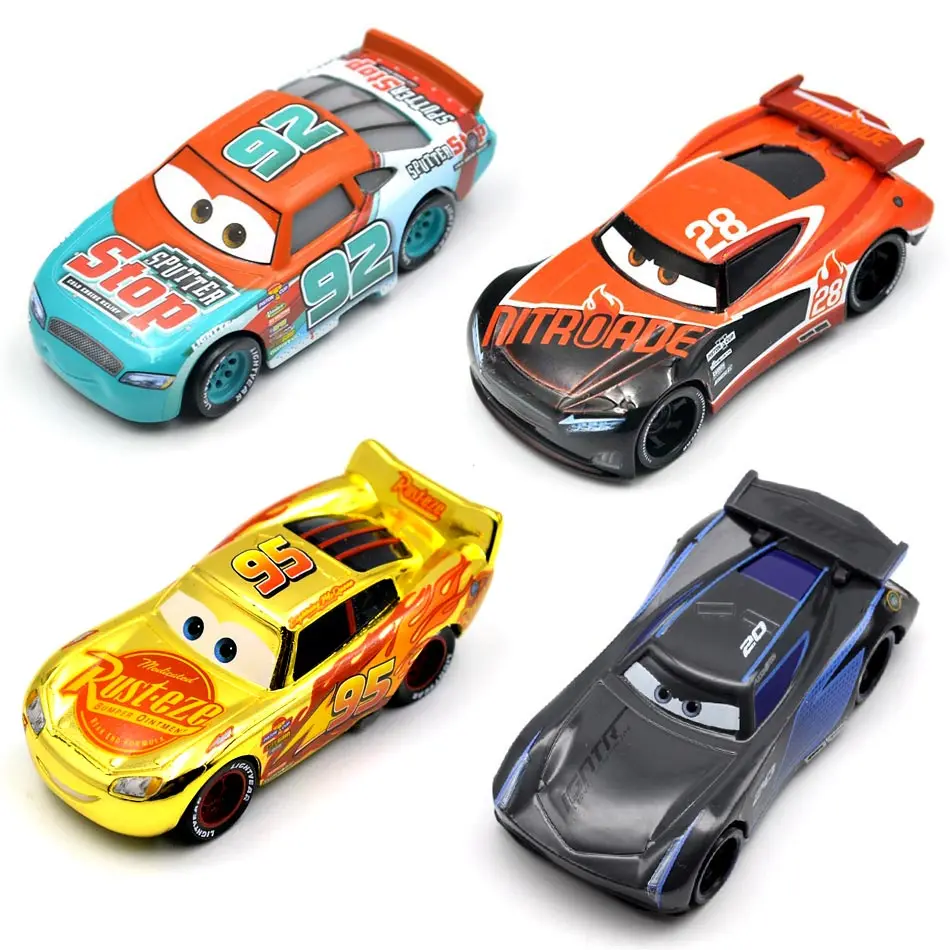 26 Styles Disney Pixar Cars 3 Cal weathers Mater Jackson Storm Ramirez 1:55 Diecast Metal Alloy Model Toy Car Gift For Kids