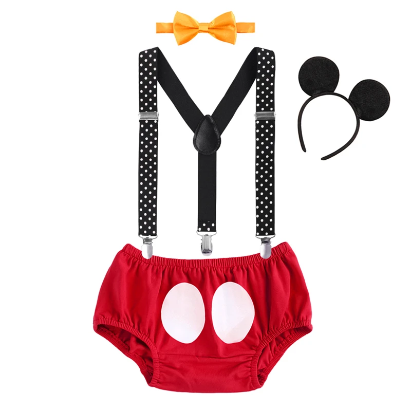 Kids Baby Boys 1st 2nd Birthday Bow Tie Shirt Tops+Suspender Pants 2Pcs Outfits