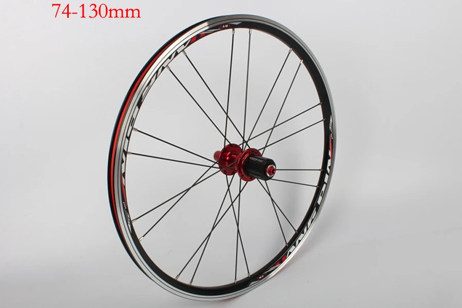 Clearance 2017 New 20 Inch Bicycle  406 V Brake Wheels Ultra Light Aluminum Alloy Bike 451 Disc brak Wheels Folding Bicycle Wheel Parts 23