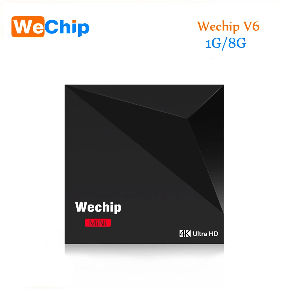 

New Original WeChip V6 Android 7.1 Smart Tv Box RK3328 Quad-Cor 1G/8G tv boxes With Wifi Antenna Better than V88 X96 Set Top Box