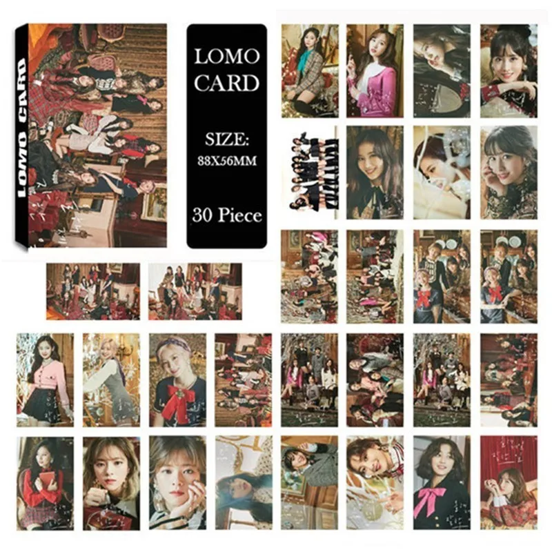 LOMO Card KPOP BIGBANG/EXO/BLACKPINK/GOT7/IKON/RED VELVET/SJ/NCT127/IZONE/TXT/TWICE/MONSTAX/Album Small Cards Photo Photocard