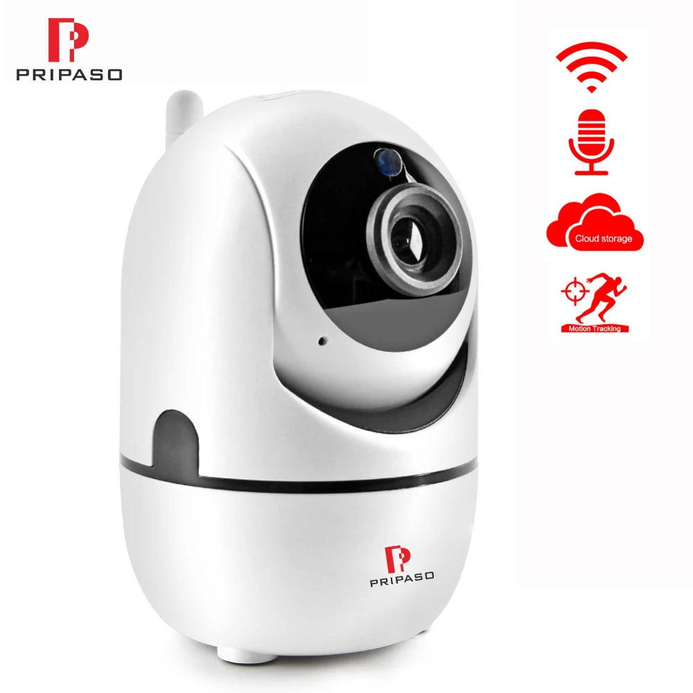 

720P HD Mini Wireless Camera Auto Tracking Home Security IP Camera WI-FI Audio Record Surveillance Baby Monitor CCTV Camera