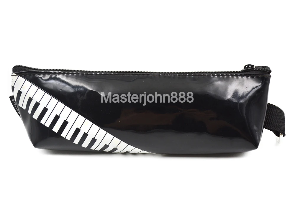 Music Topic Piano Keyboard Music Patent Leather Pencil Case Pen Bag For Student Music Staff Musician Song Writer Artist Music Topic Piano Keyboard Music Patent Leather Pencil Case Pen Bag For Student Music Staff Musician Song Writer Artist