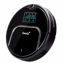 (Shiping from RUS) Eworld M883 Aluminium Alloy Robot Vacuum Cleaners for Dry Wet Cleaning Cordless Vacuum Cleaner for Home Clean