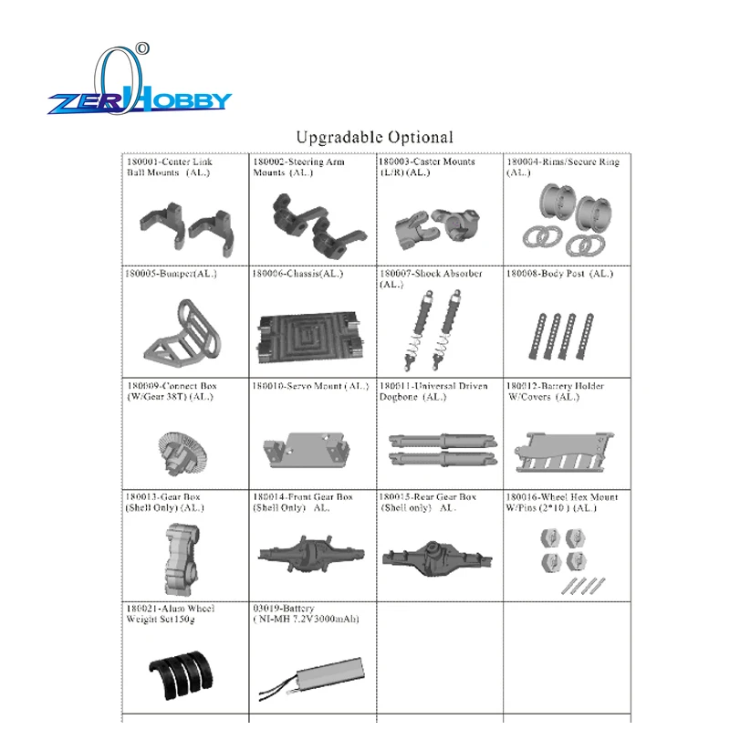 hsp crawler parts