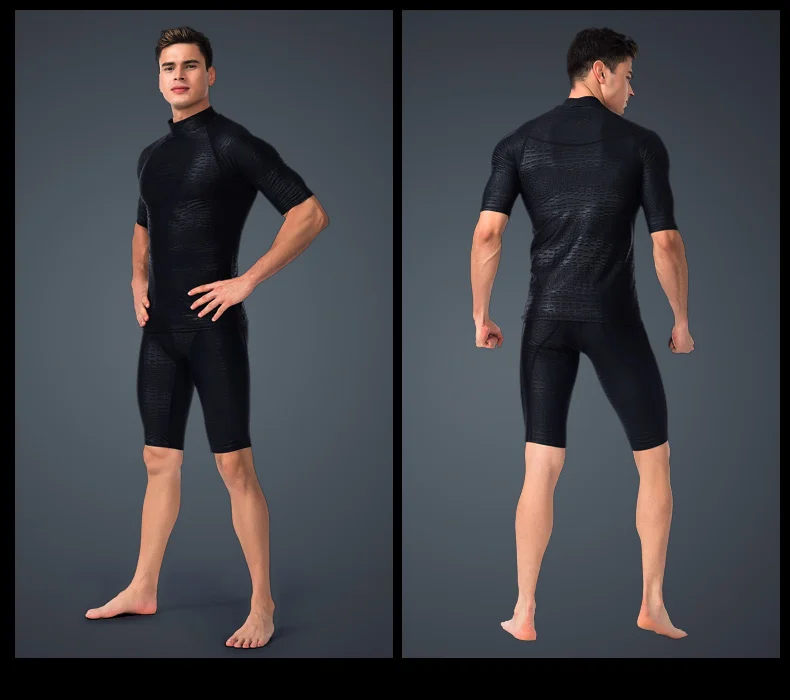 SBART мужские рашгарды плавательные шорты под акулью кожу лайкры дышащие плавки одежда для плавания защита от сыпи плавание, серфинг, дайвинг купальные костюмы