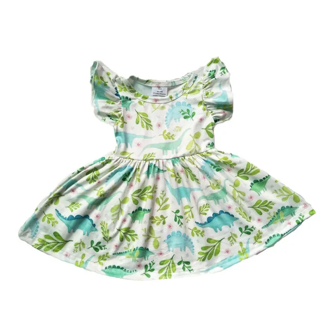 

New women's wear cute green little fresh dress