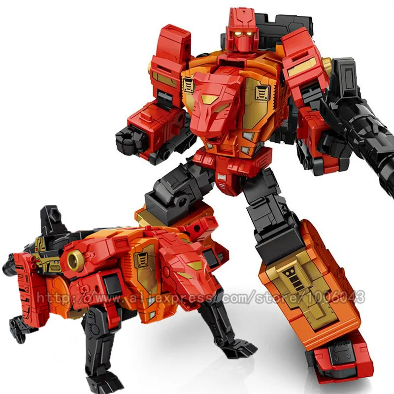 JinBao weijiang Трансформационные игрушки большой 50 см Опустошитель Predaking KO GT аниме фигурка робота автомобиля динозавра модель мальчика ребенок игрушка