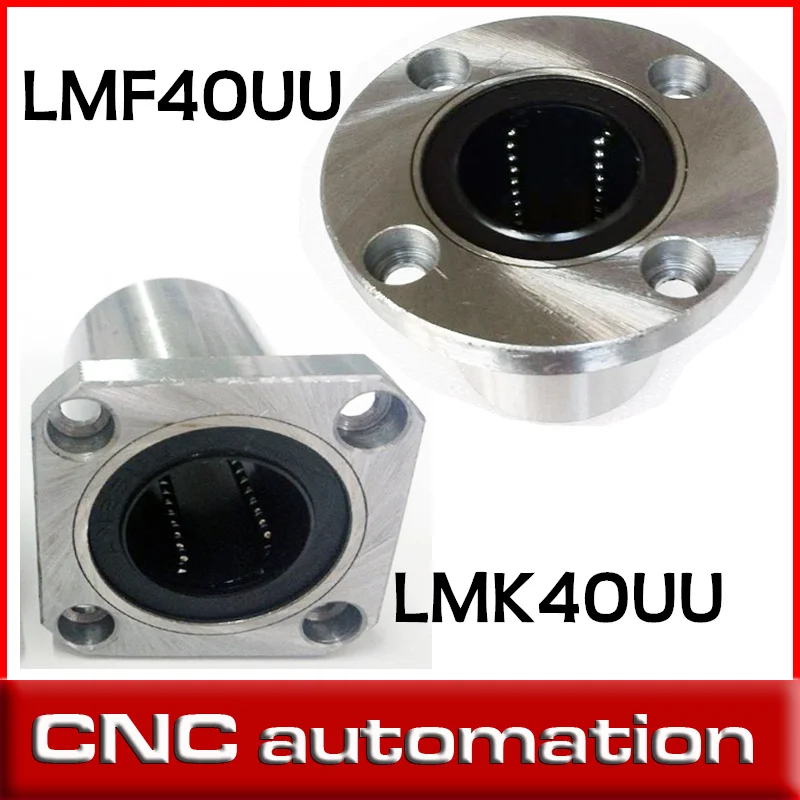 Lmf40uu Lmk40uu 40mm X 60mm X 80mm Round Flange Linear Bushing Ball