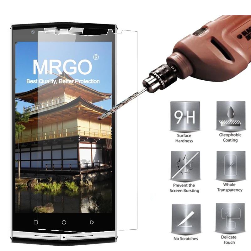 MRGO закаленное стекло для Oukitel K10000 Pro протектор экрана 2.5D 9 H пленка крышка на стекле