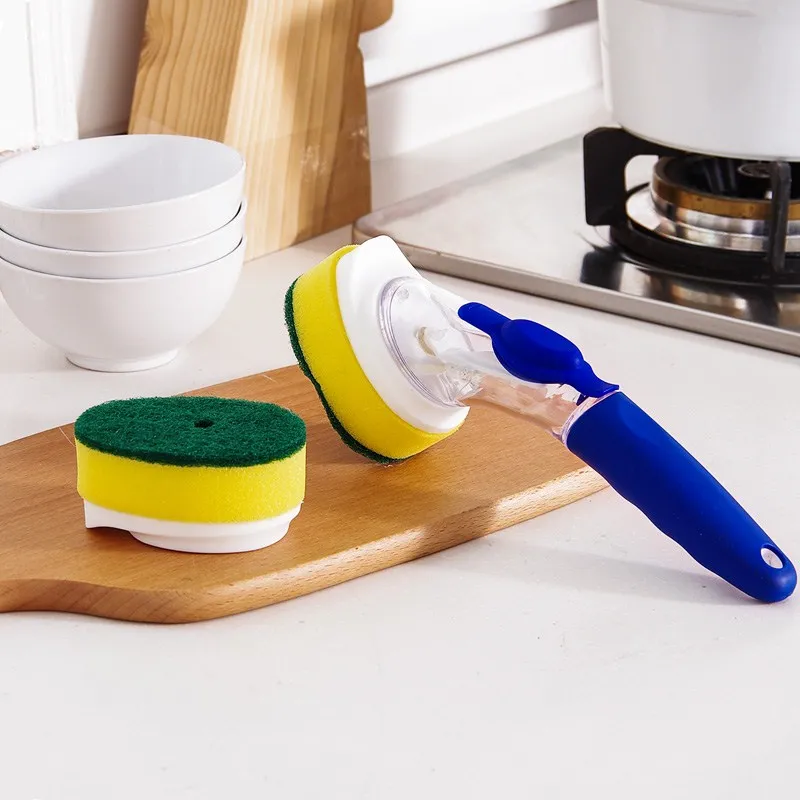 1Pcs Clean Sponge Brush Sponge Brush Multi function Strong