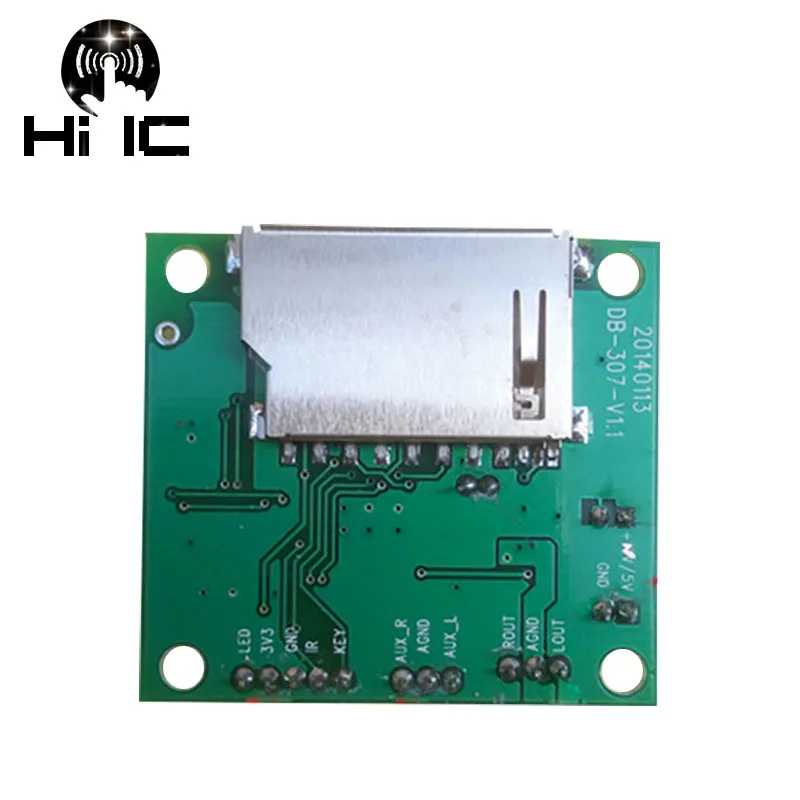 DC 5 В MP3 декодер совета USB SD u диск Reader WAV плеер Усилитель с ИК пульт дистанционного