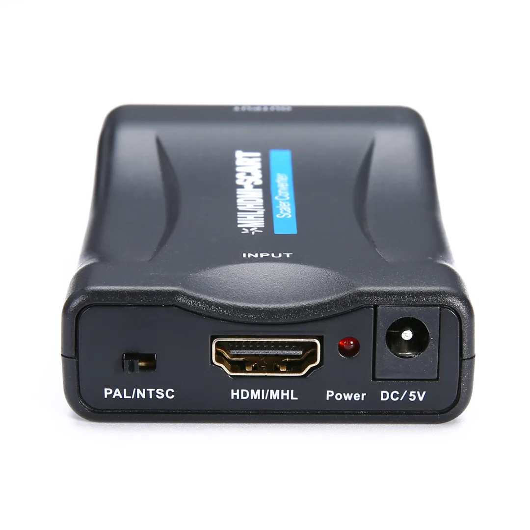  HDMI A SCART Video Audio di Alto Livello Convertitore AV Adattatore di Segnale HD Ricevitore TV STB
