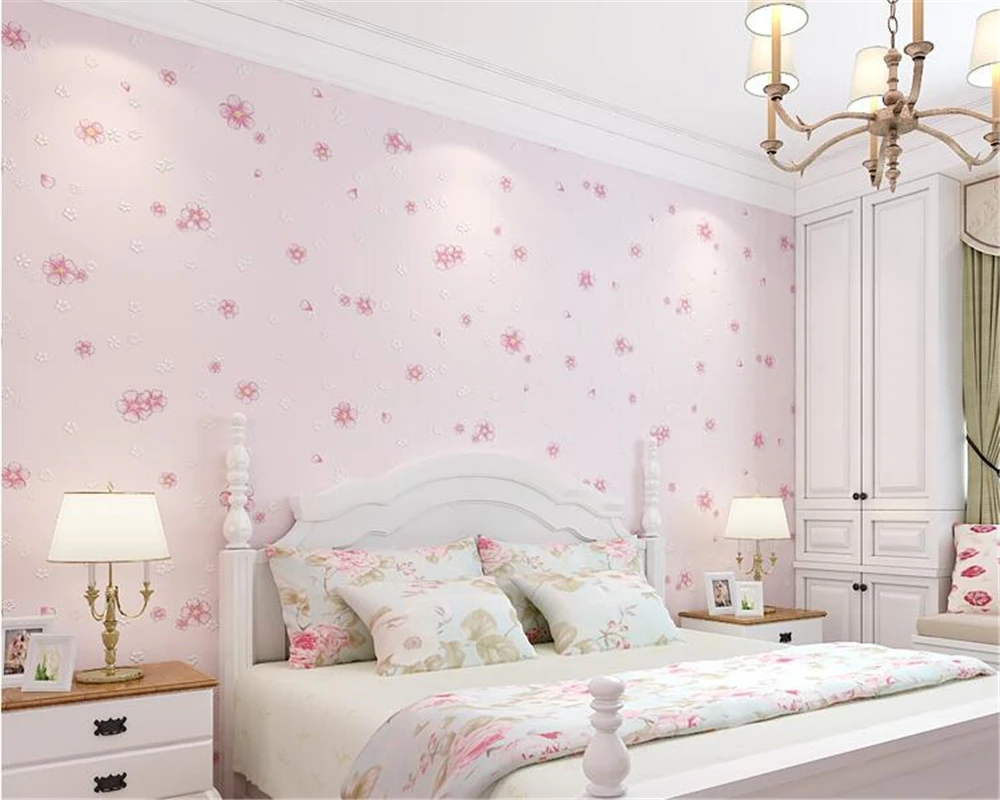 beibehang 3D clear 3d wallpaper pastoral warm non-woven bedroom room wedding room children room girl room wall paper TV behang beibehang 3D clear 3d wallpaper pastoral warm non-woven bedroom room wedding room children room girl room wall paper TV behang