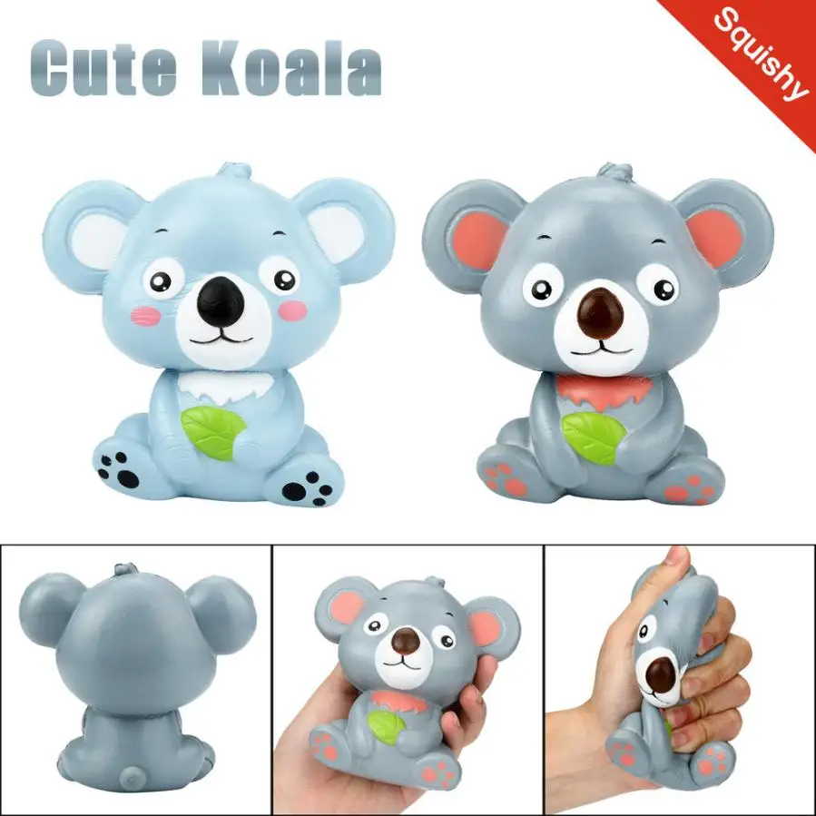 funny 12cm Cute Koala Cream Scented Squishy Toy Slow Rising Squeeze