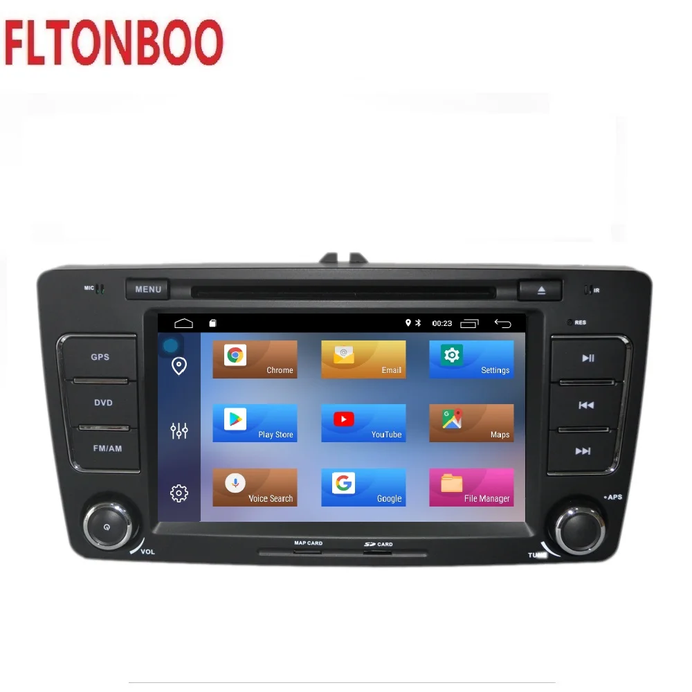 Clearance 7 inch Android 9  FOR Skoda Octavia ,gps navigation,wifi,radio,bluetooth,Steering wheel Canbus,free 8g map mic, RAM 2G ROM 16G 2