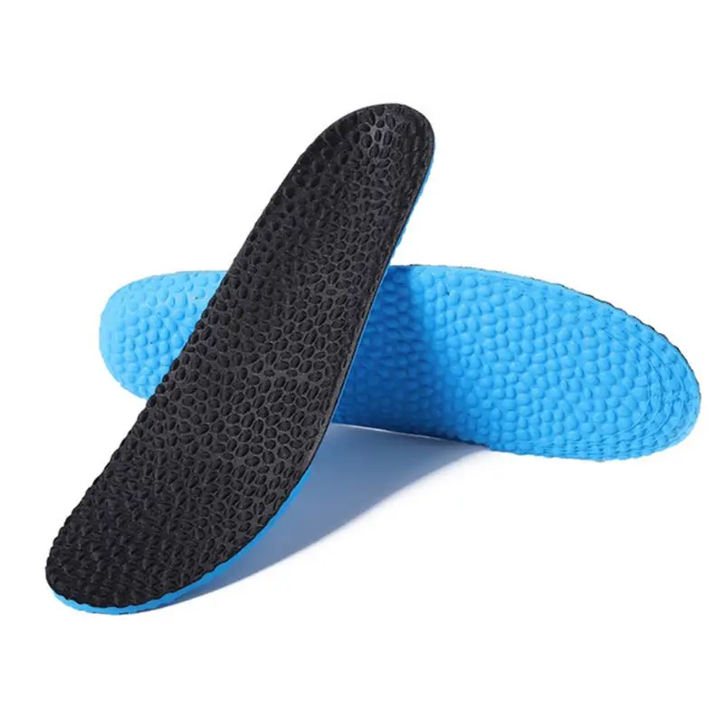 Men Women Wild Elastic Insole Breathable Sweat Absorption Shock Insoles Unisex Can Be Cut Running Training Sports Insoles